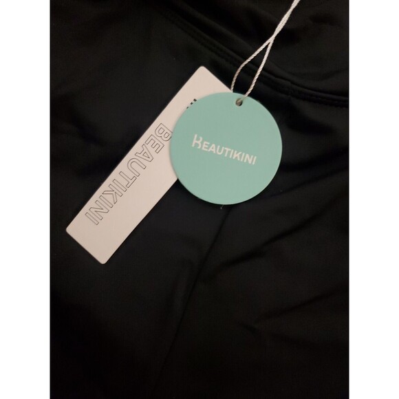 Keautikini Black Swim Shorts‎ Bottoms Stretch Size XL NWT New - Picture 4 of 7